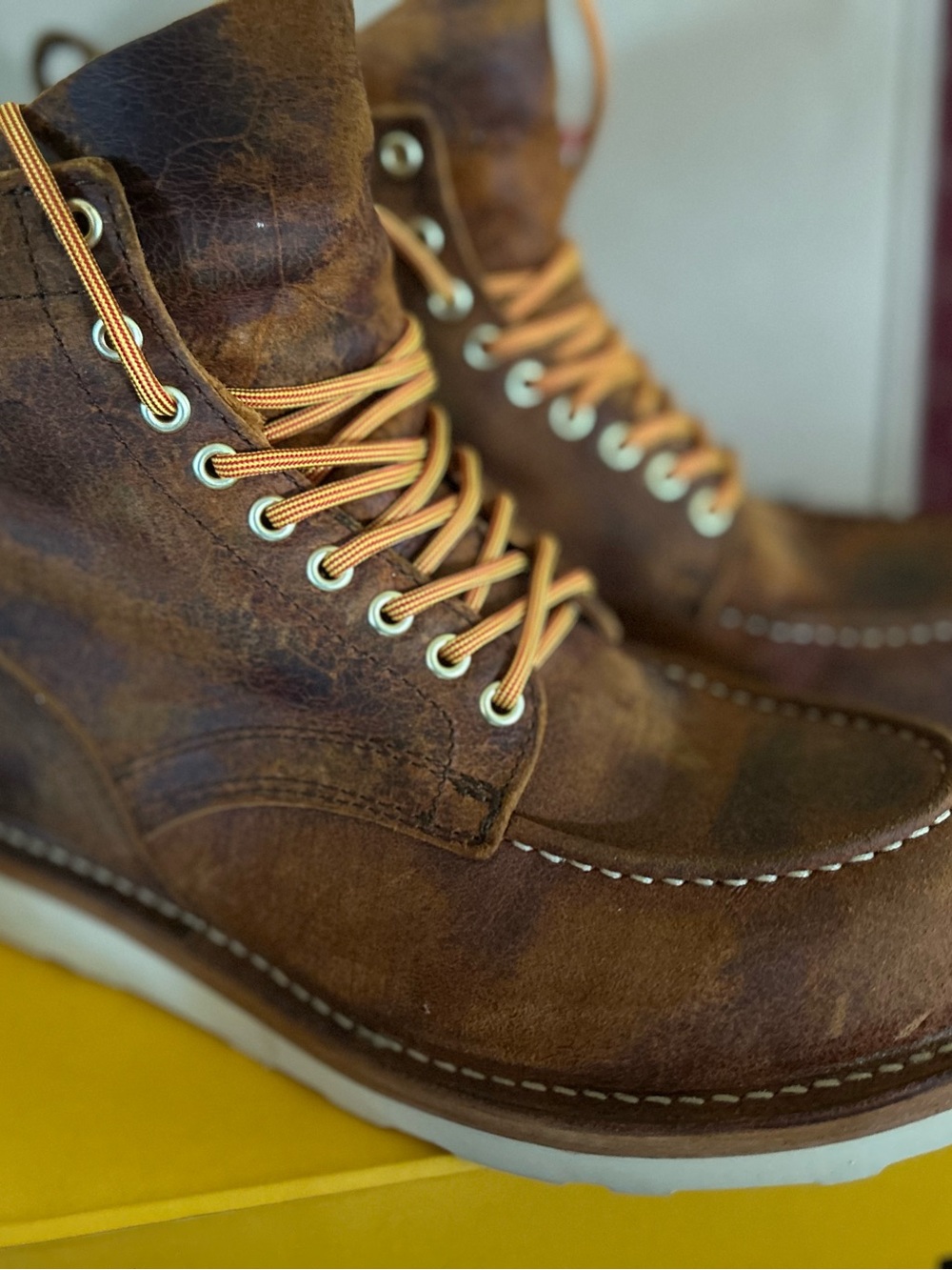 Thursday Boot Company Rustic Brown Moc Toe Leather Boots